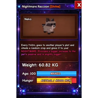 HUGE RACCOON NIGHTMARE