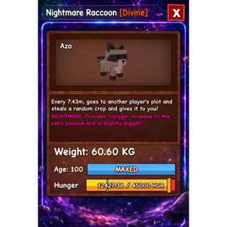 HUGE RACCOON NIGHTMARE