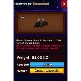 TITANIC BAT NIGHTMARE