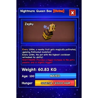 HUGE NIGHTMARE QUEEN BEE