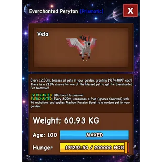 PERYTON HUGE EVERCHANTED GROW A GARDEN 