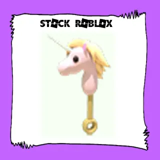 Golden Maned Unicorn Rattle