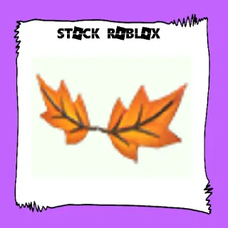 Eco Orange Maple Leaf Mustache