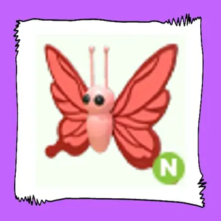 Neon Scarlet Butterfly