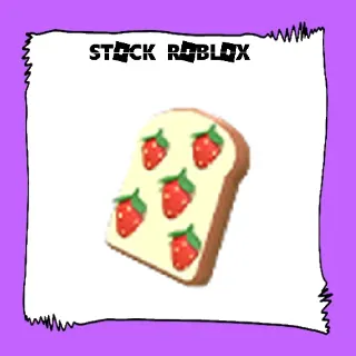 Strawberry Toast Flying Disc