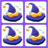 4x Bewitched Hat