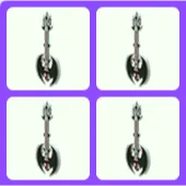 4x Halloween Black Axe Guitar Accessory