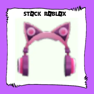 Pink Cat Ear Headphones