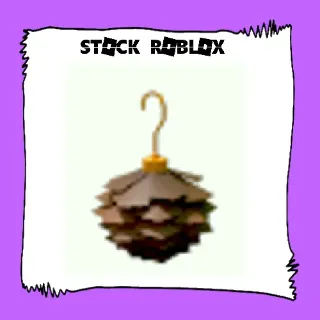 Eco Brown Pinecone Earrings