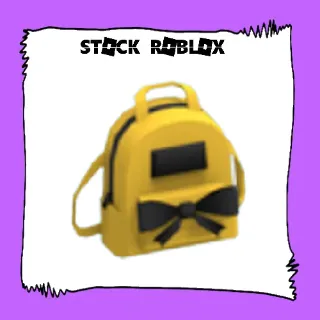 Yellow Designer Backpack