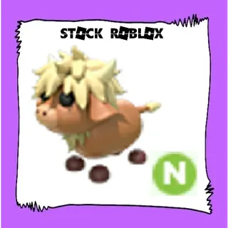 Neon Highland Cow