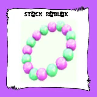 Purple & Green Beads