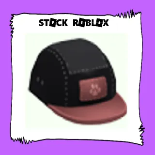 Black 5 Panel Cap