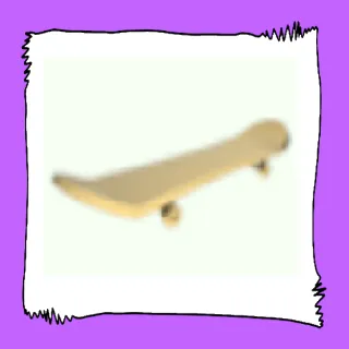 Gold Skateboard