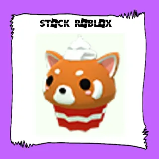 Red Panda Cupcake Chew Toy