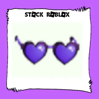 Purple Heart Glasses