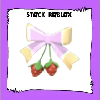 Strawberry Shortcake Bow