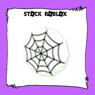 Eco White Spider Web Badge