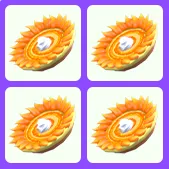 4x Flaming Zebra Bait
