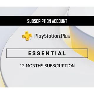 12-Months PlayStation Plus Essential|Instant delivery 