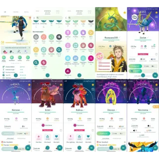 G235] LEVEL 54 STACKED ACCOUNT I SHINY SPECIAL BACKGROUND NECROZMA I SHINY DYANMAX ENTIE RAIKOU SUICUNE TRADABLE 