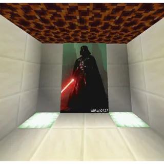 🎨 Darth Vader Map Art 🎨 DONUTSMP 🍩