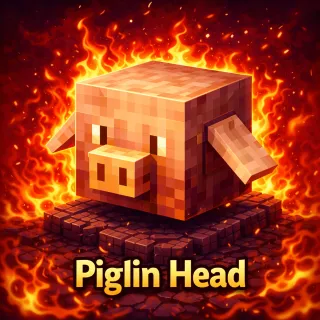 💥 Piglin Head 💥 DONUTSMP 🍩 