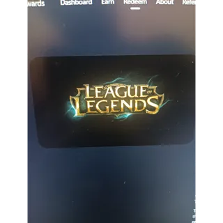 $5 League of Legends RP Gift Card (Digital Code)