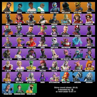 [PC/XBL/NIN] 59 Skins | The Reaper | 200 VB