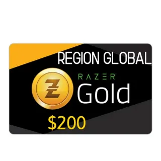 $200.00 Razer Gold [Global] - INSTANT DELIVERY!