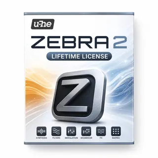 u-he Zebra 2 Lifetime License | VST Synth Windows macOS | Genuine Key