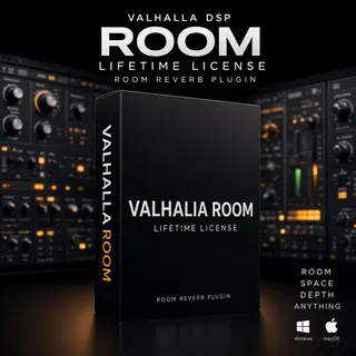 Valhalla DSP Room | Reverb Plugin Windows macOS | Lifetime License