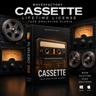 Wavesfactory Cassette | Tape Plugin windows/mac | Official License