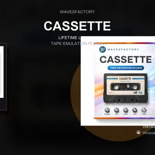 Wavesfactory Cassette | Tape Plugin Windows macOS | Official License