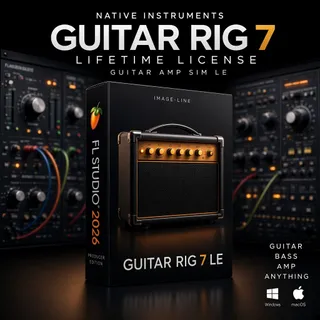 NI Guitar Rig 7 LE | Guitar Amp Windows macOS | Activation Key