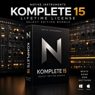 NI Komplete 15 Select | Music Software windows/mac | License Key