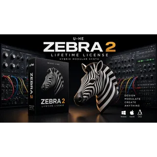 u-he Zebra 2 Lifetime License | VST Synth Windows macOS | Genuine Key