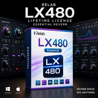 Relab LX480 Essential | Reverb Plugin windows/mac | Official License