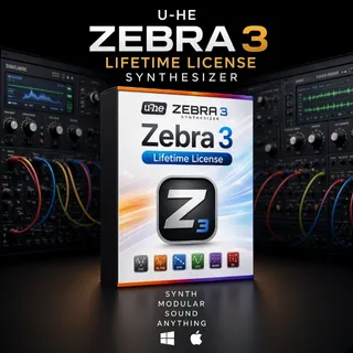 u-he Zebra 3 | VST Synth windows/mac | Lifetime License