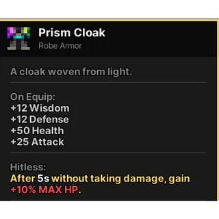 PRISM CLOAK PIXEL QUEST