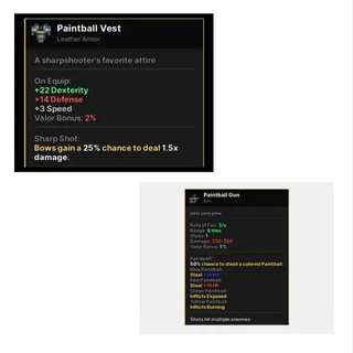 PAINTBALL SET PBSET PIXEL QUEST