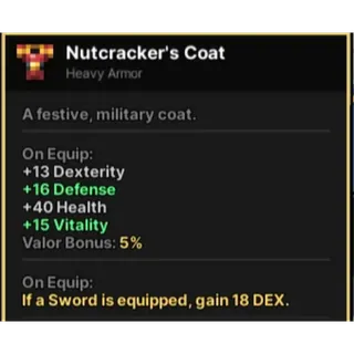 NUTCRACKER COAT PIXEL QUEST