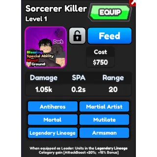 Sorcerer killer