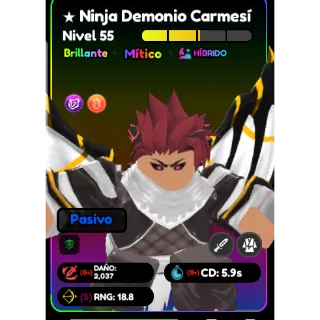 evo shiny Crimson Demon Ninja