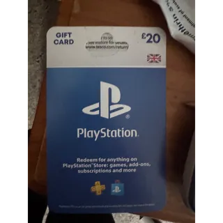 £20.00 GBP PlayStation Store