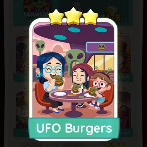 UFO Burgers MONOPOLY