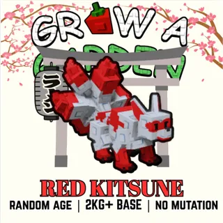 RED KITSUNE > 2KG+ BASE > GROW A GARDEN