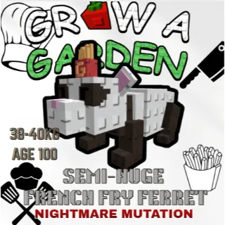 NIGHTMARE SEMI-HUGE DILOPHOSAURUS > 38-40KG AGE 100 > GROW A GARDEN