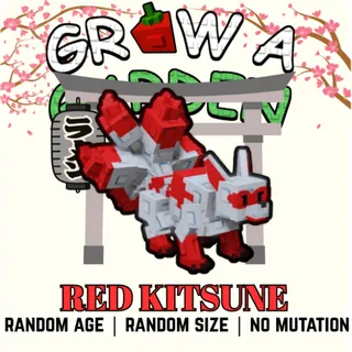 RED KITSUNE > GROW A GARDEN