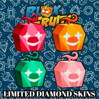 [BUNDLE] LIMITED DIAMOND SKINS (EMERALD, TOPAZ, ROSE QUARTZ, RUBY) | BLOX FRUITS